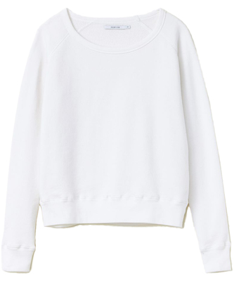 LOW GAUGE LINING RAISED SWEAT RAGLAN SLEEVE PO