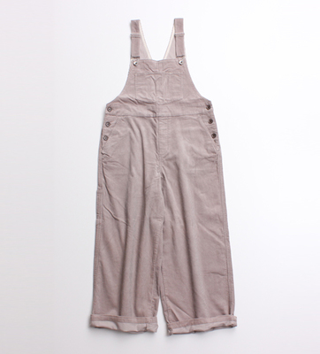 コーデュロイ ワイドサロペットパンツ