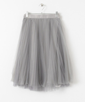 URBAN RESEARCH(アーバンリサーチ)チュールプリーツレイヤードスカート