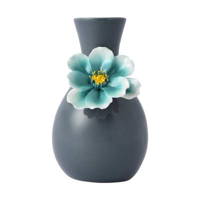 ブルーム フラワーベース グレー