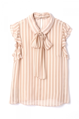 JILLSTUART(ジルスチュアート)ジーンストライプブラウス