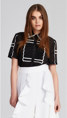 CHANGE YOUR MIND TOP BLACK