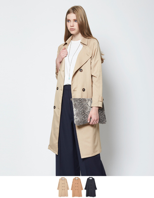  100cmゆるトレンチコート