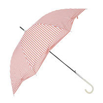 A1732 耐風骨ワンタッチ式ジャンプ傘 ストライプ 58cm