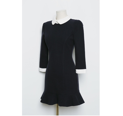 ブラウスレイヤードワンピース