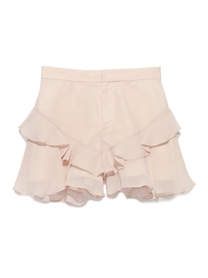 オーガンジーフリルショートパンツ