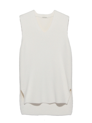 綿シルクニットベスト