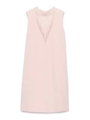 V空きバックリボンワンピース