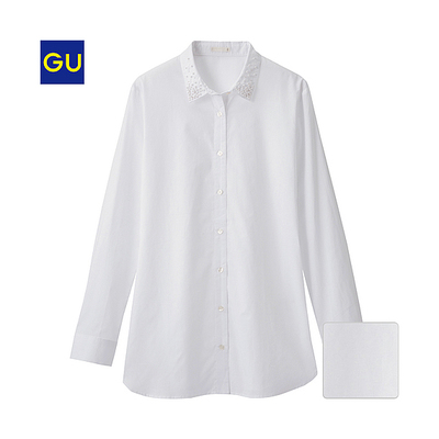 パールカラーシャツ(長袖)