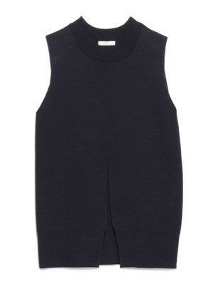 フロントスリットニットベスト