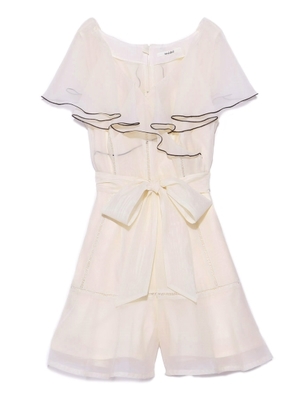 フリルカシュクールロンパース