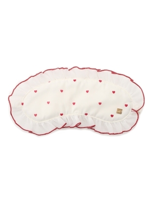 サテンハート柄アイマスク