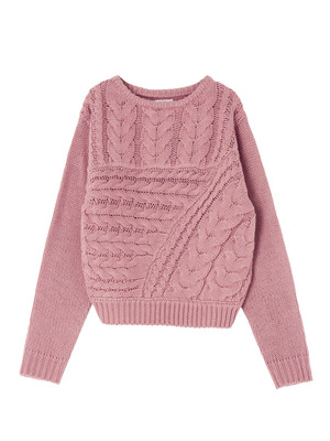 スイッチケーブルニットプルオーバー