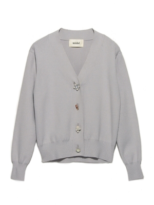 ビジューボタンカーディガン