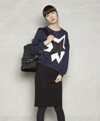 スタースウェットトップス