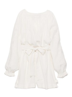 リネン刺繍ロンパース