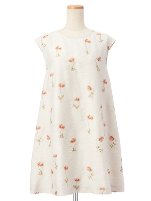 ステッチシシュウエーラインワンピ