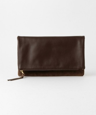 レザークラッチバッグ