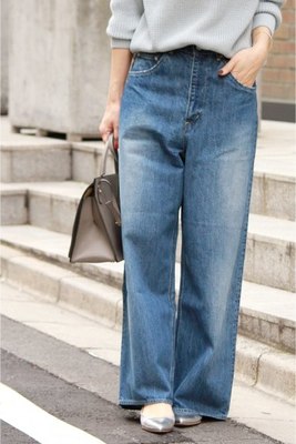 12.25ozワイドデニムパンツ◆