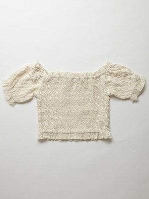 シャーリングトップス