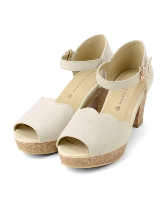 スカラップサンダル