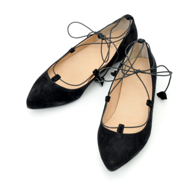 スエードレースアップシューズ