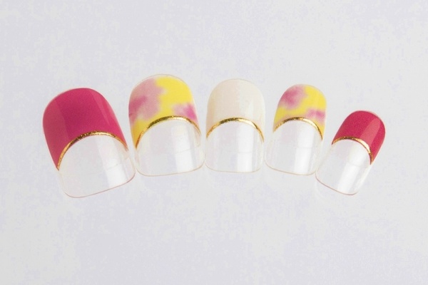 CONOQI ジェルネイルシール　36_PKYL tie-dye