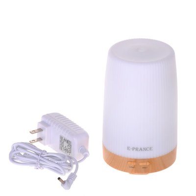 E-PRANCE® アロマディフューザー 加湿器 超音波式 アロマポット ライト 多色変換LED付き 超音波式アロマ加湿器