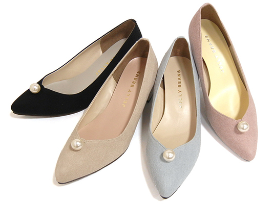 パールポインテッドパンプス