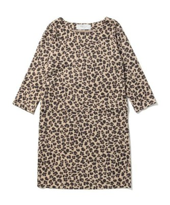 BEAMS LIGHTS / レオパード切替ワンピース