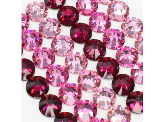 スワロフスキーアートセット[ピンクグラデ]ルビー、ローズ、ライトローズ