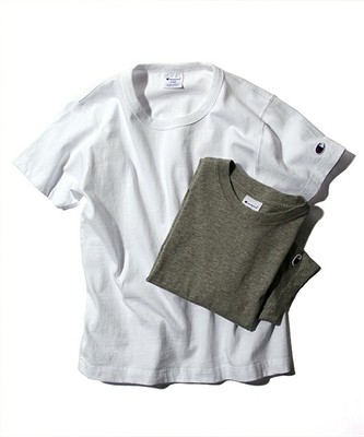 【16年春夏新作】Champion/チャンピオン　別注リアルレイヤードTシャツ（2P-SET）