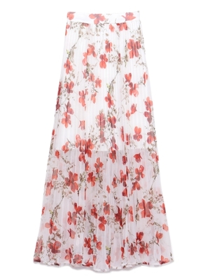 プリーツロングスカート