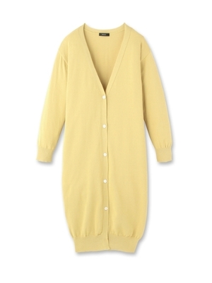 レーヨンフィットロングカーディガン