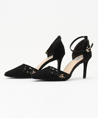 レースセパレートパンプス 