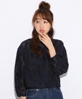 オパールレースブラウス