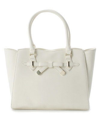 リボン付きトートバッグ