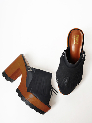 ESPERANZA 2wayベロアフリンジサボ