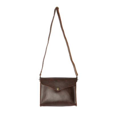 ベーシックレザースクエアショルダーバッグ