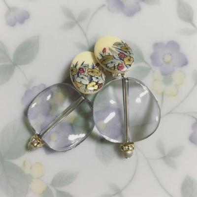 Cigogne Antique parts earrings