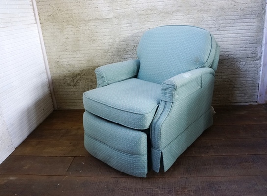 Blue cushion 1p sofa