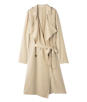 ドレープトレンチコート