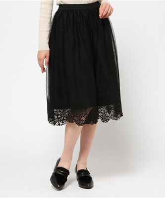 コースターチュールレースパンツ