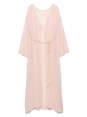 刺繍入りシフォンガウン