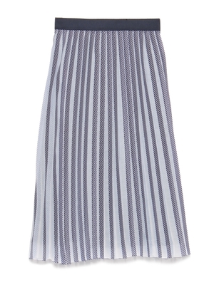 綾プリントプリーツスカート