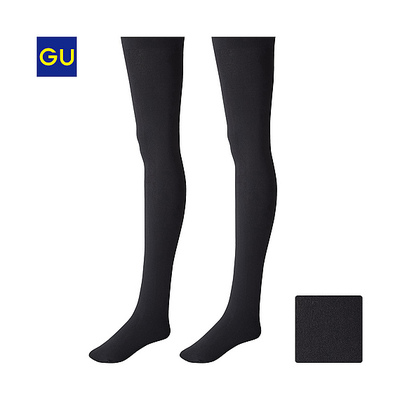 裏起毛タイツ 120デニール 2足組