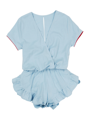 オリジナルダブルガーゼハグミーロンパース