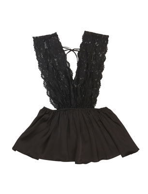 オリジナルシルクレースサスペンダートップス