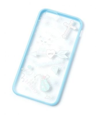 フチカラーイラストiphone6/6sケース