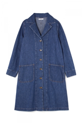 デニムロングジャケット